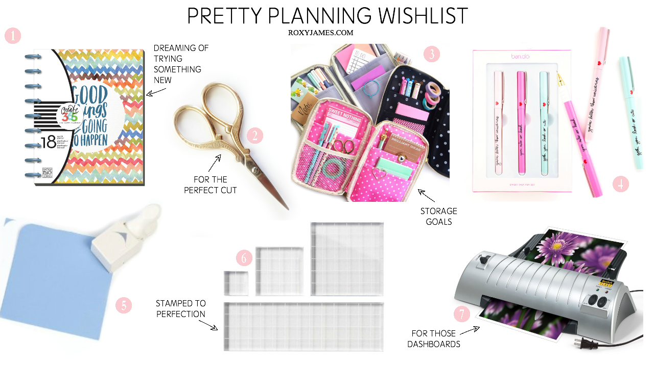 Pretty Planning Wishlist