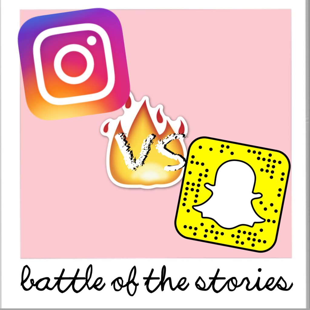 instagram vs snapchat story
