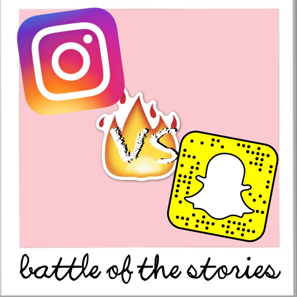 instagram vs snapchat story