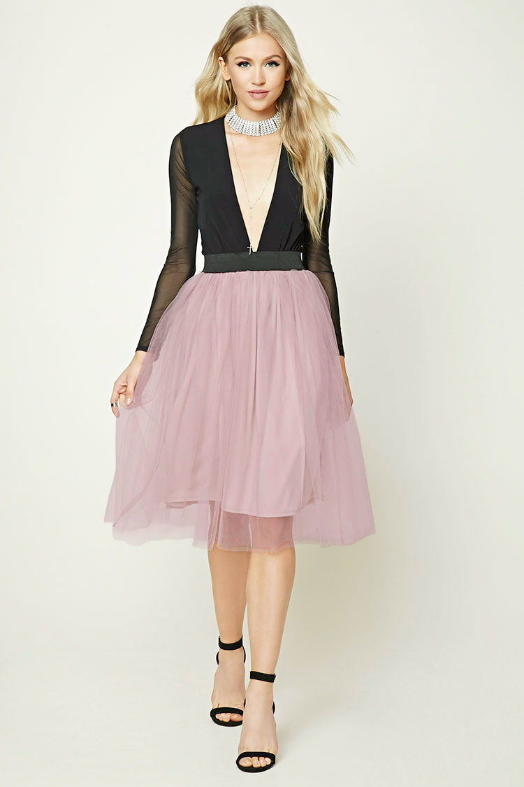 Tulle Mesh Skirt