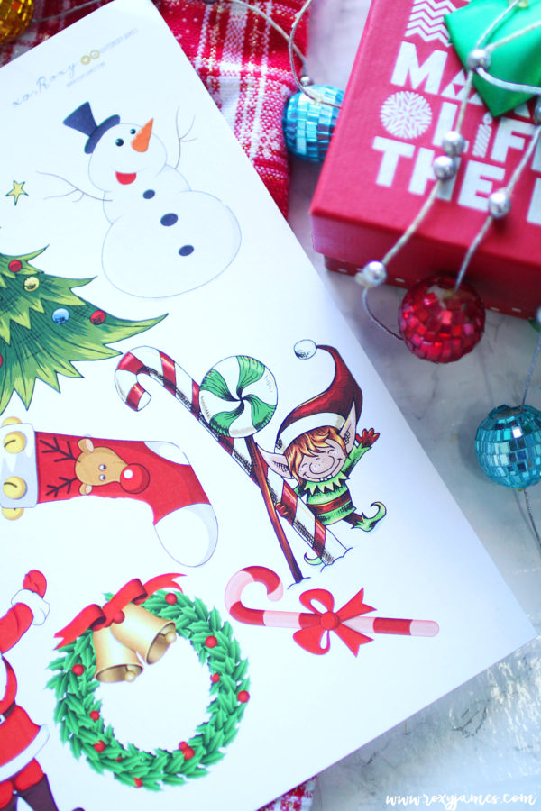 Free Holiday Planner Stickers Printable