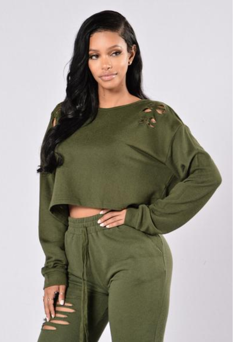 Savage Mode Top - Olive