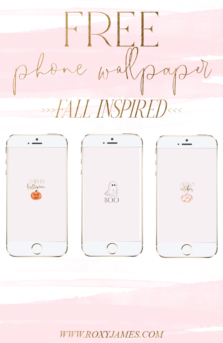 10 Cute Halloween Wallpaper Ideas for Phone & iPhone : Light Pink